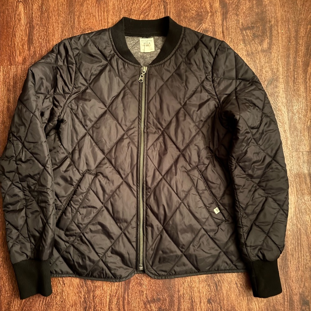 Billabong Black Quilted Jacket
